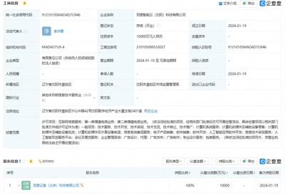 智能云沈陽新公司成立，注冊資本1億布局計算機(jī)系統(tǒng)服務(wù)